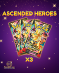 Pokémon TCG Ascended Heroes Booster x 3 pack (Sealed)