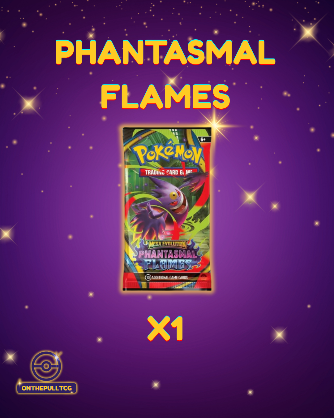 Pokémon TCG Phantasmal Flames Booster Pack (Sealed)