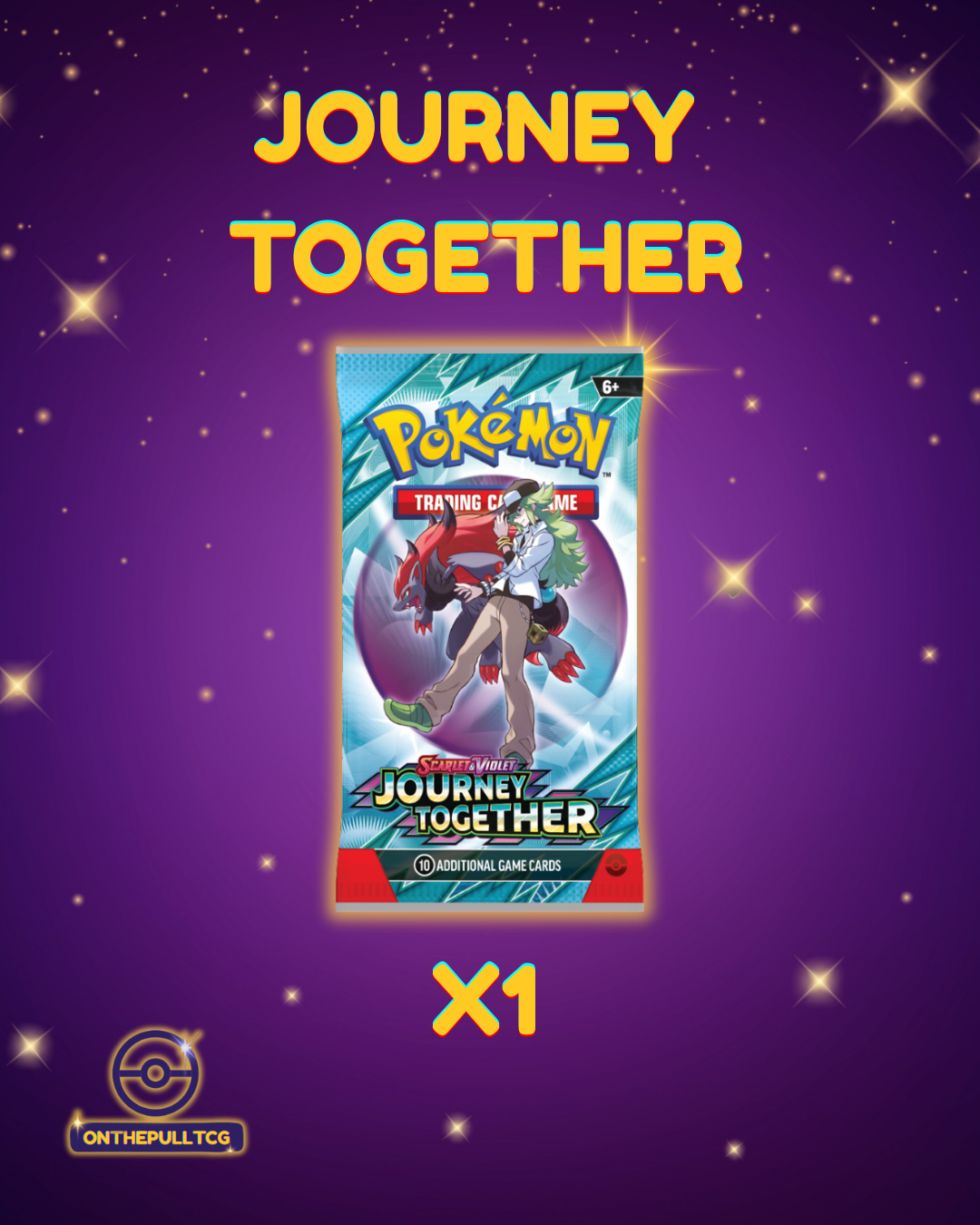 Pokémon TCG Journey Together Booster Pack (Sealed)