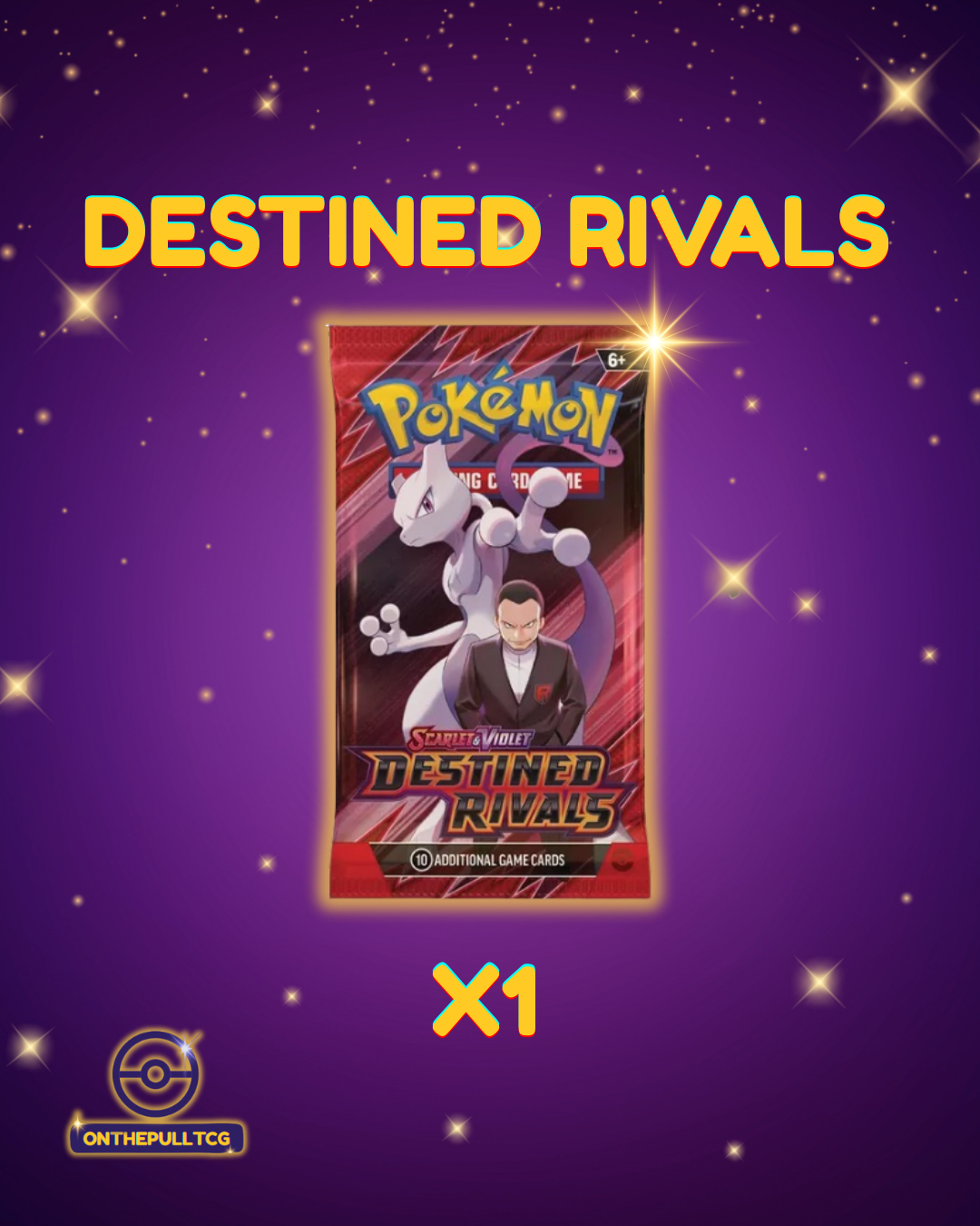 Pokémon TCG Destined Rivals Booster Pack (Sealed)