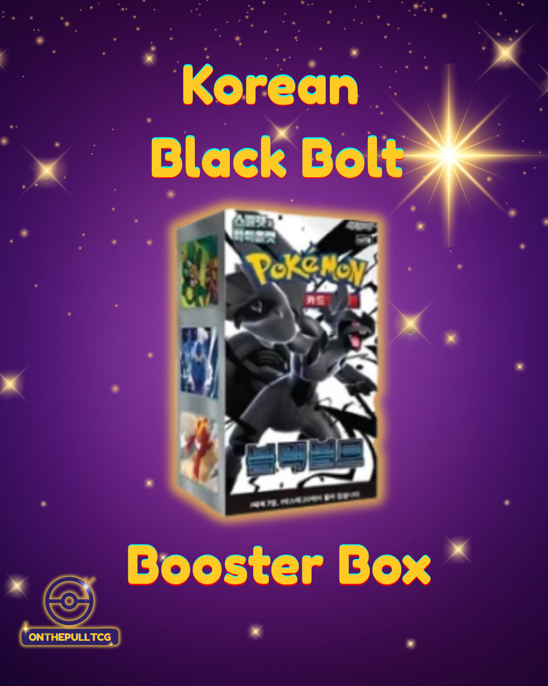 Pokémon TCG Korean Black Bolt Booster Box (Sealed)