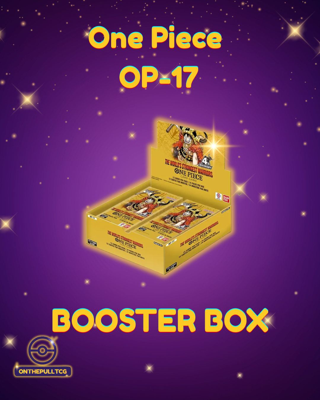 One Piece TCG: The World's Strongest Warriors [OP-17] Booster Box (Factory Sealed Display)