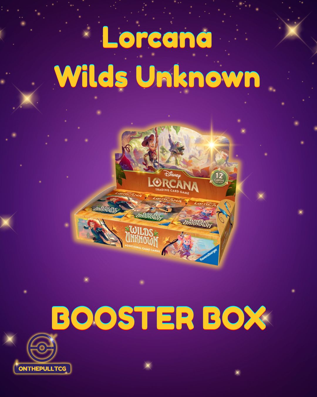 Disney Lorcana: Wilds Unknown Booster Box (Factory Sealed Display)