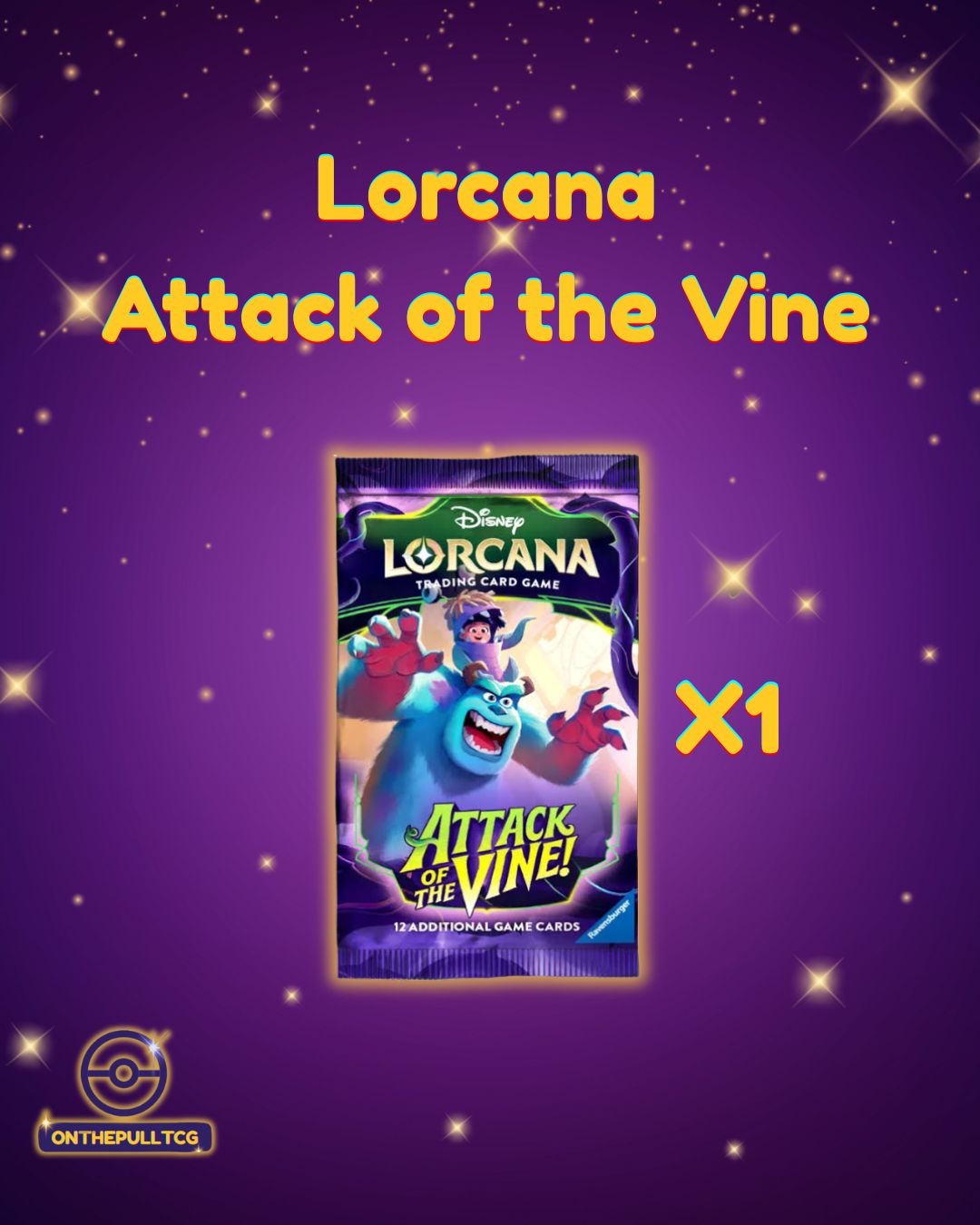 Disney Lorcana: Attack of the Vine! Single Booster Pack