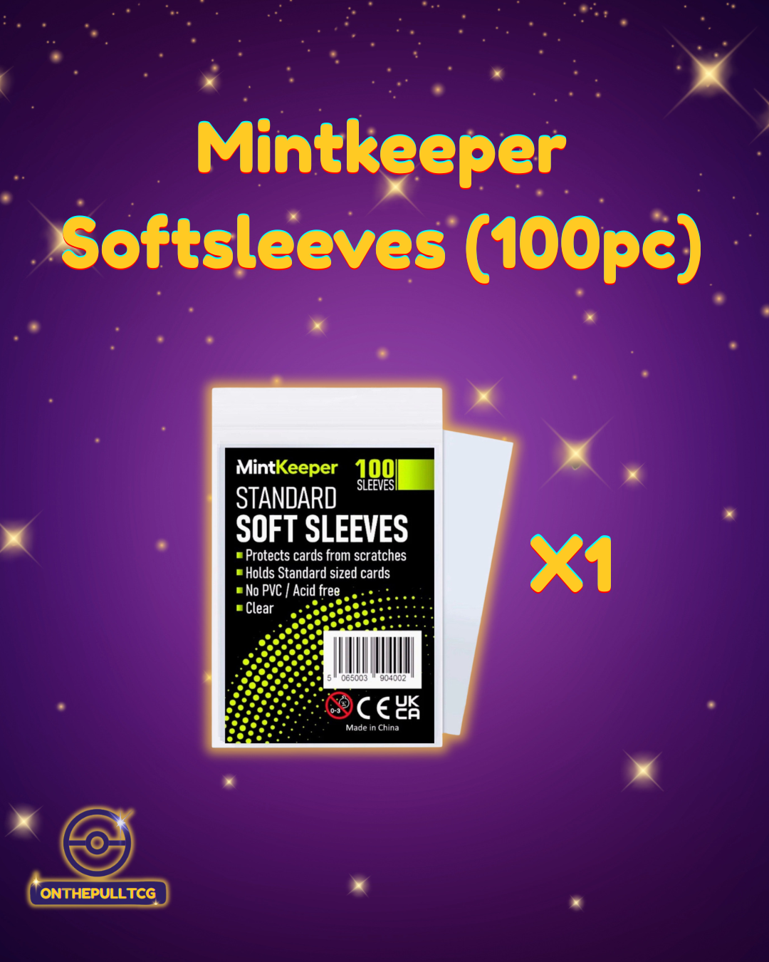 MintKeeper Standard Soft Penny Card Sleeves (Pack of 100)