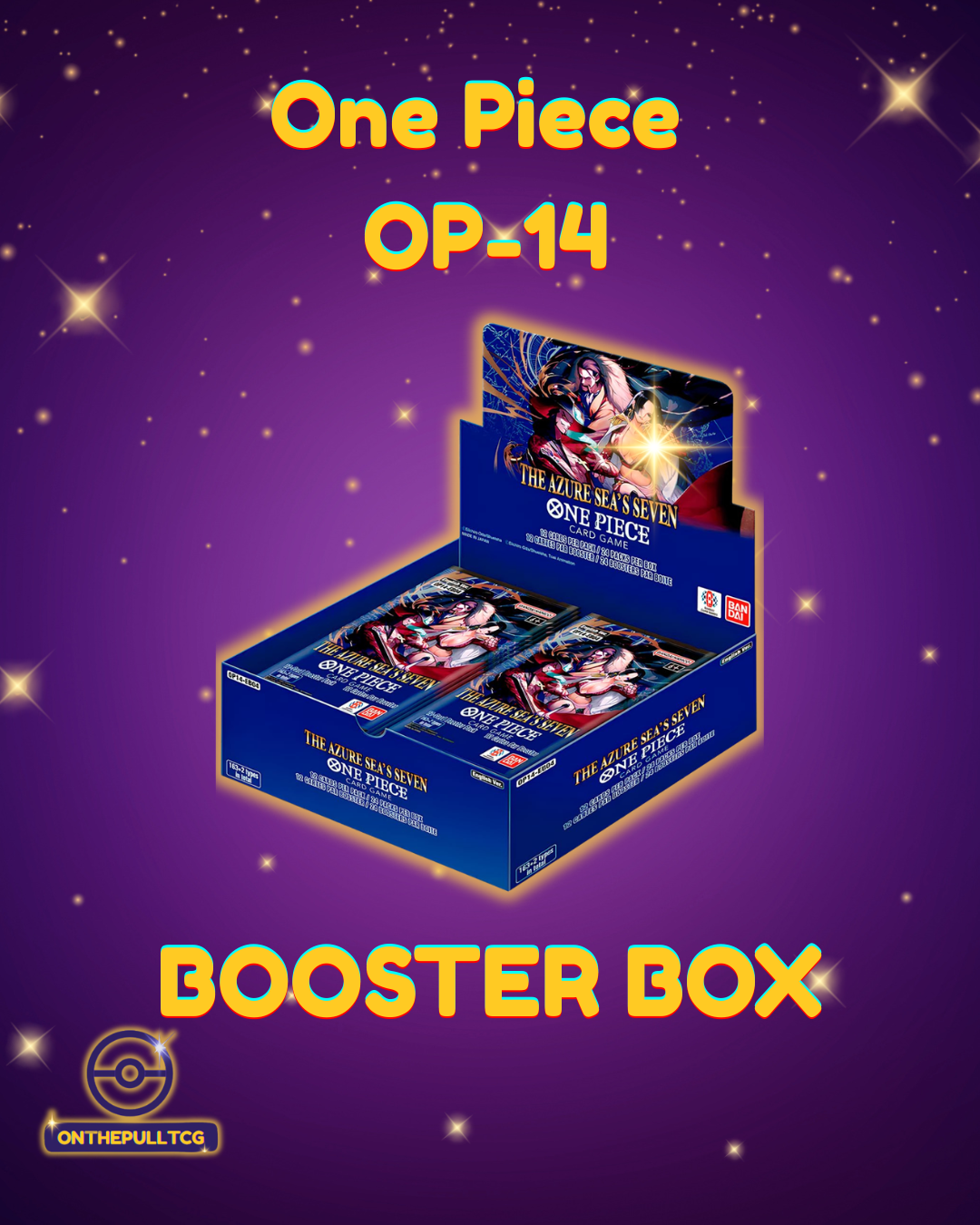 One Piece TCG: The Azure Sea's Seven [OP-14] Booster Box (Factory Sealed Display)