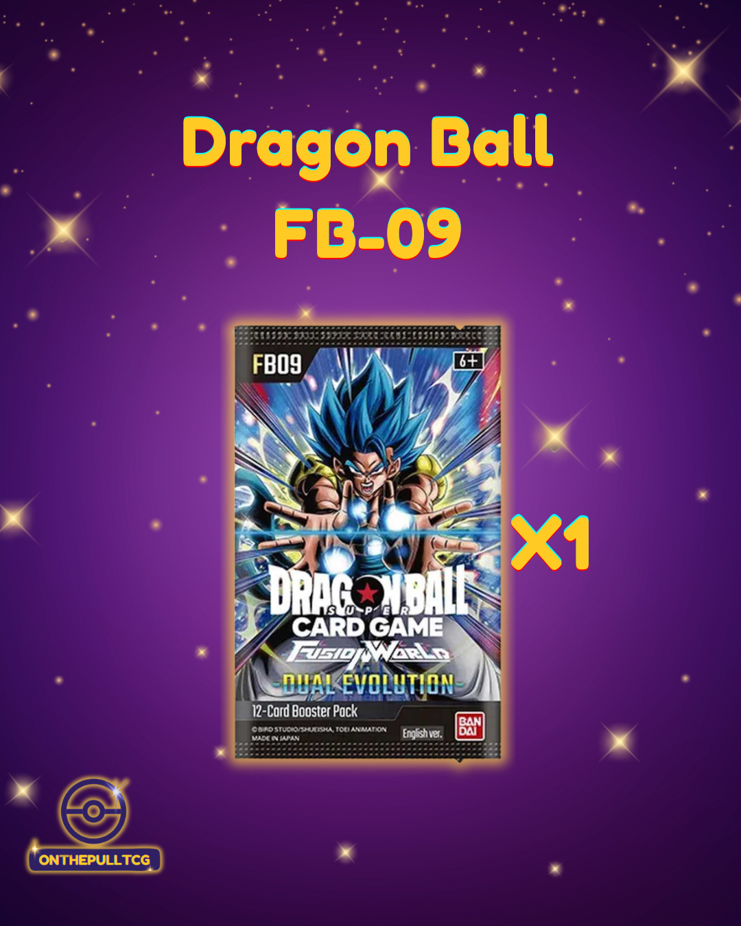 Dragon Ball Super Fusion World: Dual Evolution [FB09] Single Booster Pack
