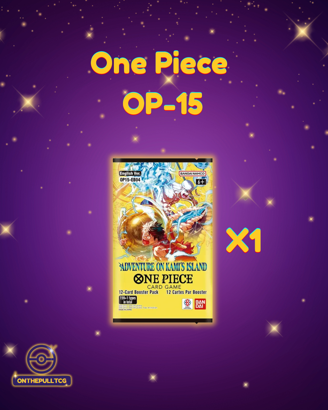 One Piece TCG: Adventure on Kami's Island [OP-15] Single Booster Pack