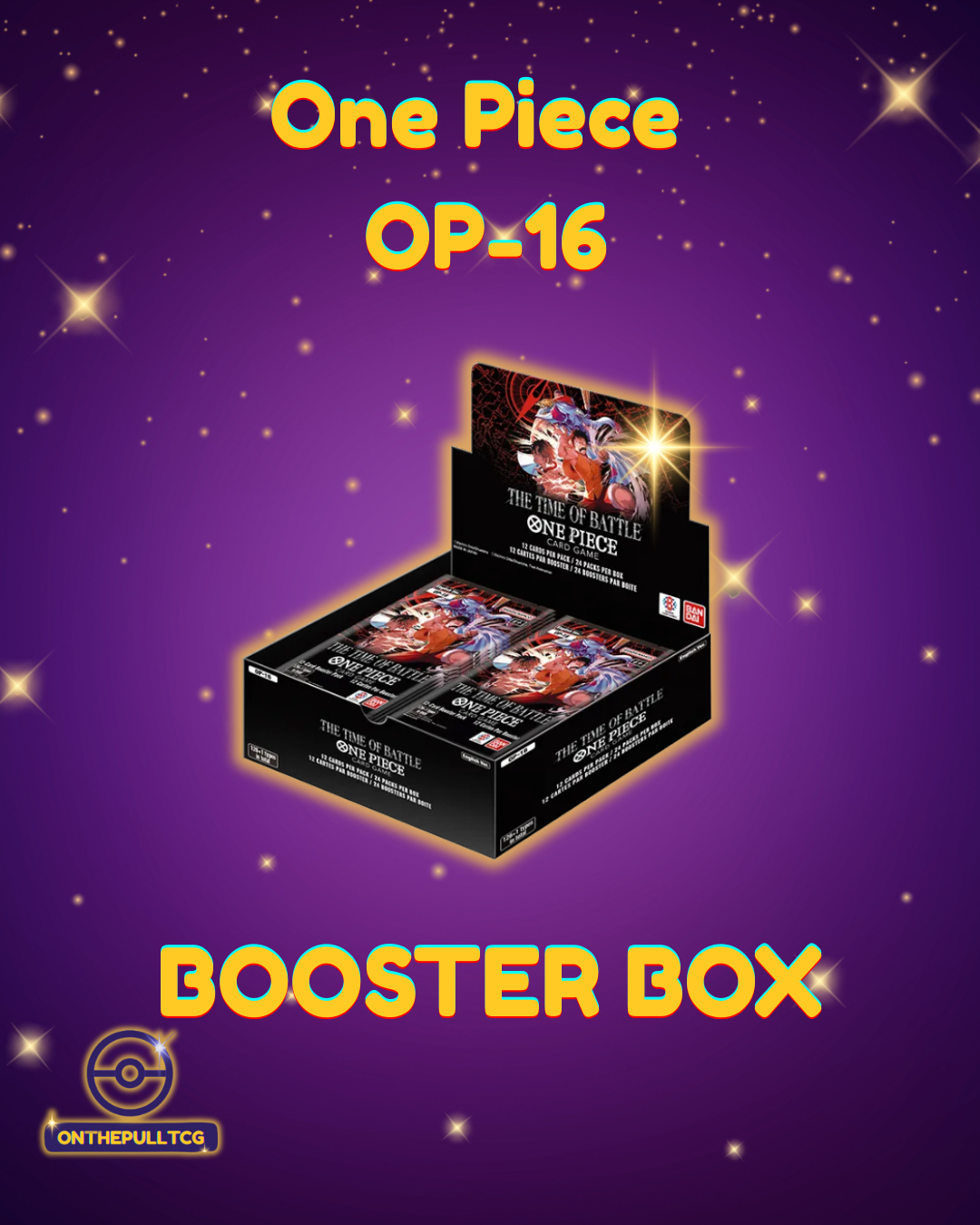 One Piece TCG: The Time of Battle [OP-16] Booster Box (Factory Sealed Display)