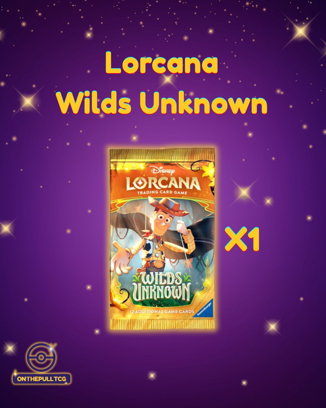 Disney Lorcana: Wilds Unknown Single Booster Pack