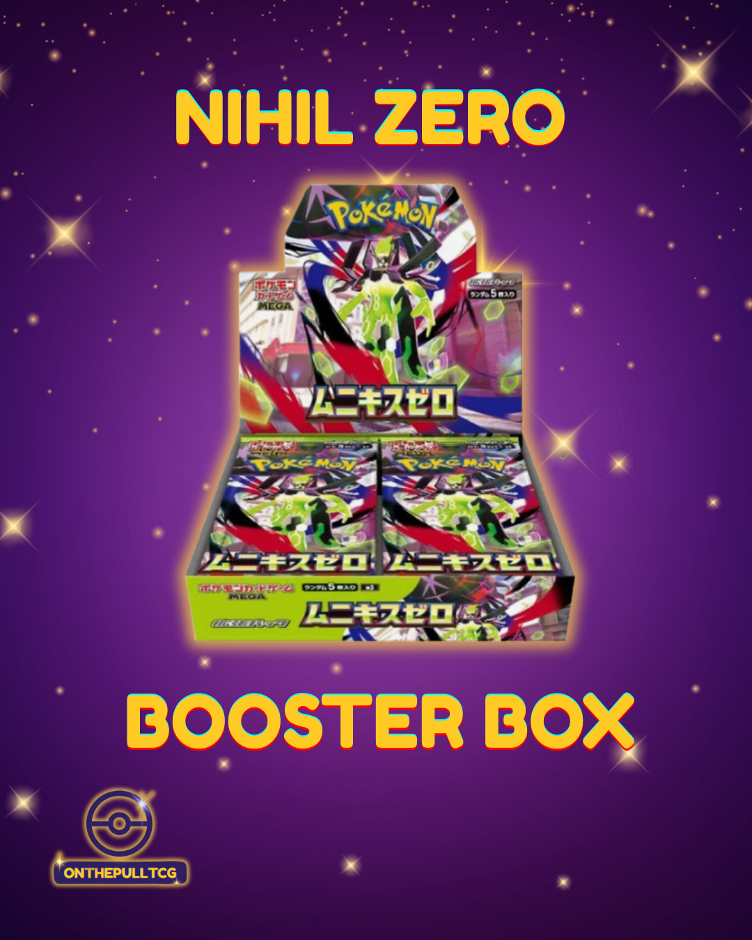 Japanese Pokémon Mega Nihil Booster Box (TCG Sealed)